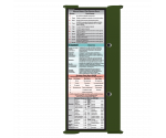 WhiteCoat Clipboard® Trifold - Army Green Occupational Therapy Edition